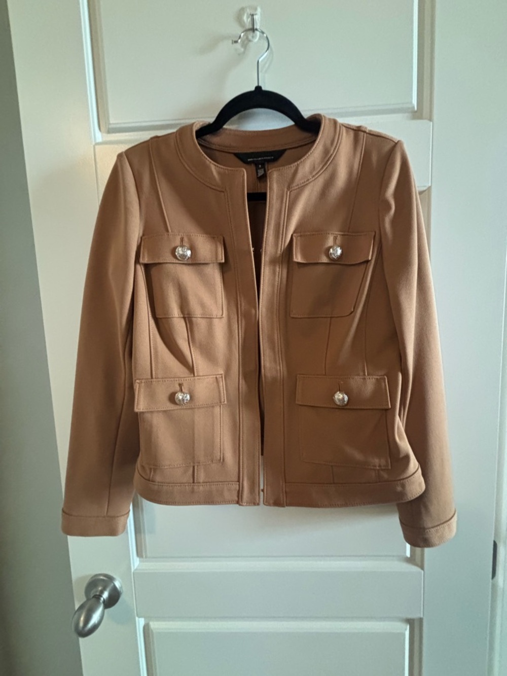 WHBM Stylist Jacket and Jolie Lux Stretch Ankle Pants. Jacket sz 8 pants sz 6 - Picture 5 of 8